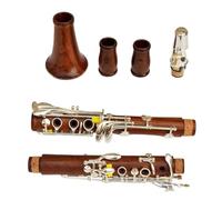 Clarinet Musical Red Wood Professional Clarinet Bb Rosewood Clarinet Silvering keys Solid wood Klarnet