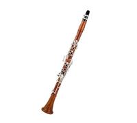 Clarinet Musical Red Wood Professional Clarinet Bb Rosewood Silvering Keys Solid Wood