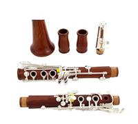 Clarinet Musical Red Wood Professional Clarinet Bb Rosewood Silvering Keys Solid Wood playing instruments