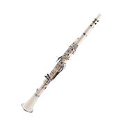 Clarinet Musical Resin ABS clarinet Bb white copper nickel-plated 17-key woodwind instrument set multi-color