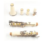 Clarinet Musical White 17 Key Bb Body Clarinette School Band Orchestra clarinet