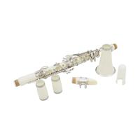 Clarinet Musical White set White Bb Clarinet B-flat Beginner Clarinet for School Orchestras Adults