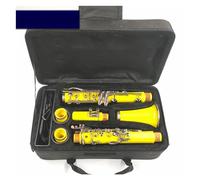 Clarinet Musical Yellow band Clarinet Bb Clarinet 17 Key Clarinette Nickel PlatedBody Material