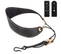 Clarinet Neck Strap - Adjustable Rico Clarinet Strap, Neck Straps For Clarinets With Quick Adjuster, Saxophone Ergonomic Pad Support, Alto Saxophone Necks Straps For Comfort Stability Bass Flute