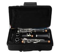 Clarinet Outfit Bb Clarinet 17 Keys Nickel Silver ABS Body Material A1