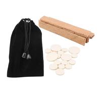 Clarinet Pads Cork Sheets, Bb Key Clarinet Accessories Kit 17pcs Sound Hole Pads & 10pcs Cork Sheets Replacement with Flannel Storage Bag