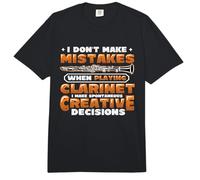 Clarinet Player Make Spontaneous Creative Decisions Clarinet Comfort Colors Adult Heavyweight T-Shirt