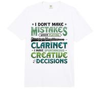 Clarinet Player Make Spontaneous Creative Decisions Clarinet Comfort Colors Adult Heavyweight T-Shirt
