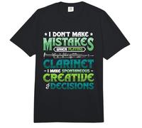 Clarinet Player Make Spontaneous Creative Decisions Clarinet Comfort Colors Adult Heavyweight T-Shirt