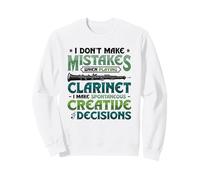 Clarinet Player Make Spontaneous Creative Decisions Clarinet Sweatshirt