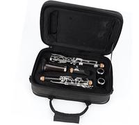 clarinet Professional Bb Clarinet 17Key18 Key Silver Plated Tone Wood Clarinete (Color : 17Key)