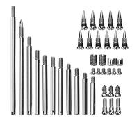 Clarinet Repair Parts W57, less Steel Roller S Accessory, Clarinet Mainnce Kit with 11 Rollers and 27 Ss, rument Replacement for Clarinet Players