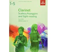 ABRSM – Clarinet Scales & Arpeggios and Sight-Reading, Grades 1–5 (from 2018)