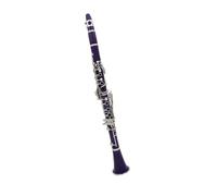 Clarinet Set 17 Key B Flat Clarinet Bakelite Purple Professional Playing Instrument For Adults And Beginners