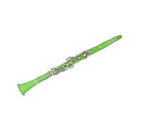 Clarinet Set Clarinet 17 Key Falling Tune B Green Clarinet ABS Silver Plated Silver Key Bakelite Material