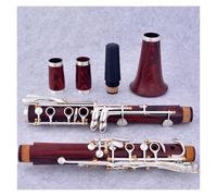 Clarinet Set Professional Nickel Silver Plated Wood Clarinet A Tune 17 Plated Copper-Nickel Keys