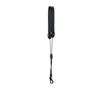 Clarinet Strap One-shoulder Clarinet Strap Metal Hook Synthetic Nylon Material Lanyard Neck Strap Shoulder Strap (Color : Bk)