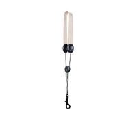 Clarinet Strap One-shoulder Clarinet Strap Metal Hook Synthetic Nylon Material Lanyard Neck Strap Shoulder Strap (Color : Grey)