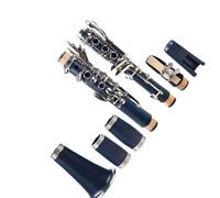 Clarinet Student Professional Bb Clarinet Cupronickel Plated Nickel 17-Key Kit The Clarinet Has A Rich Tone