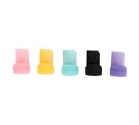 Clarinet Thumb Rest Cushion, 5Pcs Silicone Thumb Protector Set, Soft Comfortable Finger Support for Clarinet Players, Colorful Instrument Accessories with Easy Installation