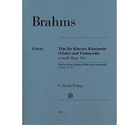 Clarinet Trio op. 114 Score and parts clarinet (viola), cello and piano revised