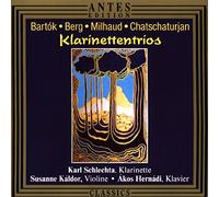 Clarinet Trios by Bartok, Berg, Milhaud & Khachaturian