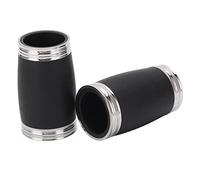 Clarinet Tuning Tube, 2Pcs Metal Plastic Clarinet Flat B Barrel 54mm Pitch Tube Instrument Accessory