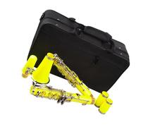 Clarinet Yellow Plastic Body B Flat 17 Key Clarinet Suitable For Intermediate Students Musical Instrument