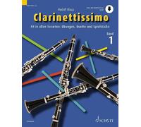 Clarinettissimo Vol. 1 1-2 clarinets Rudolf Mauz Schott Music