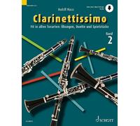Clarinettissimo Vol. 2 1-2 clarinets Rudolf Mauz Schott Music