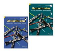 Clarinettissimo Volume 1 and 2 - with Audio Download - Rudolf Mauz - ISBN: 9783795723019 and 9783795721602 + Soundman® Thumb Pads (Starter Set)