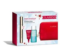 Clarins All About Eyes Gift Set 8ml Supra Volume Mascara + 30ml Instant Eye Make-up Remover + 3ml Total Eye Lift