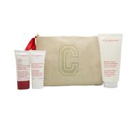 Clarins Body Care Essentials Gift Set 200ml Body Lotion + 30ml Body Scrub + 30ml Hand & Nail Treatment Balm