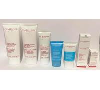 clarins body Face foot & face treatment Set Lotion, scrub &mask X 7 Product