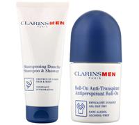 Clarins - Bundles Duo: Men Shampoo & Shower Gel 200ml / 7 oz. & Antiperspirant Deodorant Roll-On 50ml / 1.7 fl.oz.
