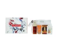 Clarins Energizing Glow Gift Set 50ml Double Serum + 15ml Day Cream + 7 x 0.9 ml Double Eye Serum