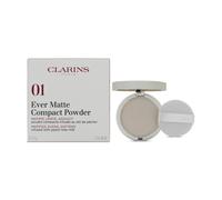 Clarins Ever Matte Compact Powder 01 Very Light Mattify Even Nourish