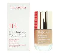 Clarins Everlasting Youth Fluid 114 Cappuccino Foundation 30ml