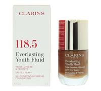 Clarins Everlasting Youth Fluid Illuminating and Firming Foundation SPF15 30ml 118.5 - Chocolate