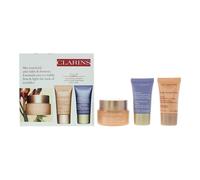 Clarins Extra-Firming 4 Piece Gift Set: Day Cream 50ml - Night Cream 15ml - Face Mask 5ml - Cosmetic Bag