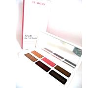 CLARINS Eyeshadow + Brow Palette 6 Colours New + Boxed Dore Rose