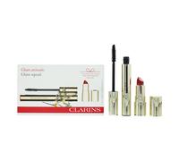 Clarins Glam Squad 2 Piece Gift Set: Supra Volume Mascara 8ml - Mini Joli Rouge | TJ Hughes