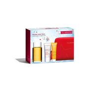 Clarins- Huile Tonic Body Care Gift Set (HUILE TONIC 100ML + EXFOLIATING BODY SCRUB 30ML + TONING BODY BALM 30ML )