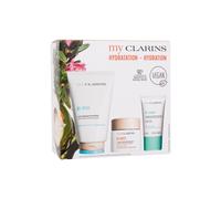 Clarins Hydration 3pc G500 Cleansing Gel 125ml + Face Cream + Night Mask