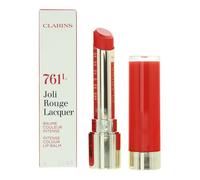 Clarins Joli Rouge Lacquer Intense Colour Lip Balm 3g - 761L Spicy Chilli