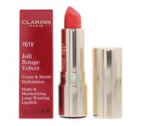Clarins Joli Rouge Velvet 761V Spicy Chili Lipstick 3.5g