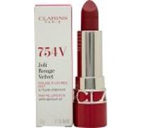 Clarins Joli Rouge Velvet Lipstick 3.5g - 754V Deep Red