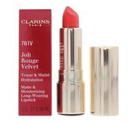 Clarins Joli Rouge Velvet Matte & Moisturising Long Wearing Lipstick 761v Spicy Chili
