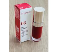 Clarins Lip Comfort Oil Shade 03 Cherry New & Boxed 7ml Full Size Fresh Stock