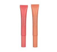 Clarins Natural Lip Perfector Duo - 01 Rose Shimmer & 02 Apricot Shimmer
